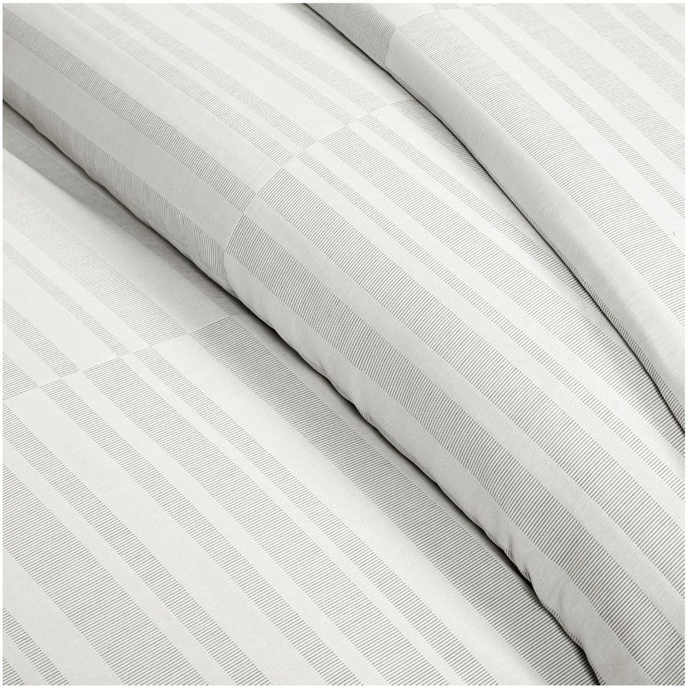 Lush Decor Sawyer Modern Broken Stripe Duvet Cover Set 3 Piece Set Full/queen